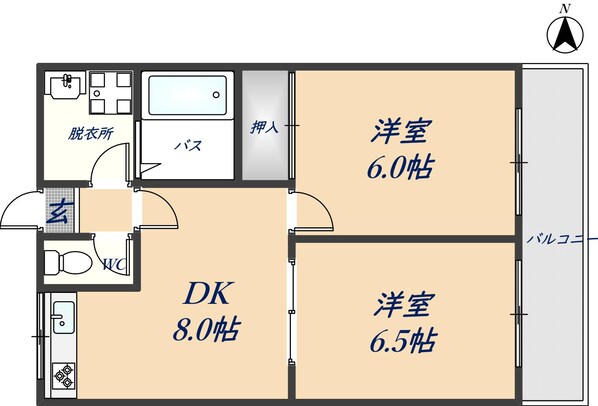 アールグレイ山本の物件間取画像